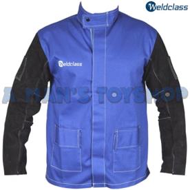 WELDING JACKET BLUE  LONG SLEEVE 2XL