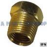 BRASS REDUCING BUSH SIZE  3/8M 1/4F