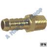 BRASS TAILPIECE 3/8"MALE THREAD 1/8 HOSE