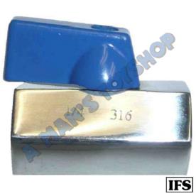 MINI BALL VALVE 3/8FEMALE  BPS THREAD