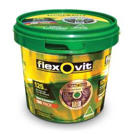 CUTTING DISC 125MMX1MM 100 PACK FLEXOVIT