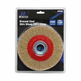 STEEL CRIMP WHEEL BRUSH 200MM X 32MM