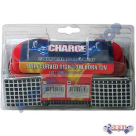HORN TWIN CURVED HIGH & LOW 12V