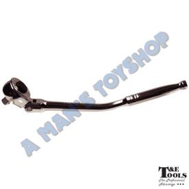 RATCHET 3/8"DR FLEX HEAD 265MM LONG