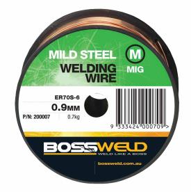 MIG WIRE 0.9MM 100MM SPOOL .7KG M/STEE