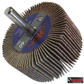 FLAP WHEEL 50MM DIAM 60 GRIT 6 MM ARBOR