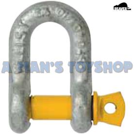 SHACKLE D 11 X 13 MM TONNES 1.5 SWL