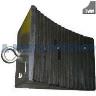 WHEEL CHOCK HALF MOON 200MM X 250MM
