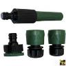 BASIC GARDEN HOSE FITTINGS SET 5 PIECE