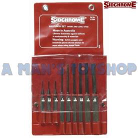 PIN PUNCH SET 9 PIECE SHORT & LONG