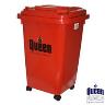 WHEELIE BIN WITH CASTORS 60 LITRE RED
