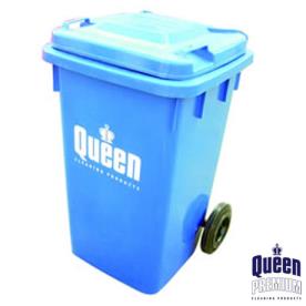 WHEELIE BIN 100 LITRE BLUE ON WHEELS