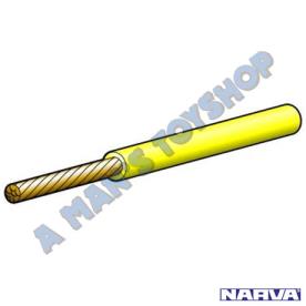 CABLE 3MM SINGLE YELLOW 10 METRES