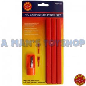 CARPENTERS PENCIL SET 7 PIECE WITH SHARP