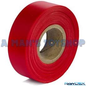 SURVEY FLAGGING TAPE RED 25MM X 50 METRE