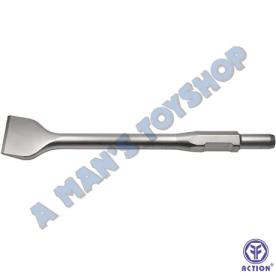 BENT TILE CHISEL 75MM WIDE 30MMHEX MOUNT