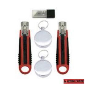 SAFETY KNIFE & LANYARD SET 8 PIECE