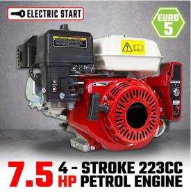 PETROL ENGINE  6.5HP E/START SHAFT 19MM