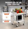 CORNER STAINLESS WORKBENCH 600X600X760H