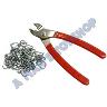 NETTING PLIERS 16MM WITH 100 CLIPS