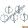 LYNCH PIN 1/4" (6MM) ROUND 5 PIECE PACK