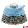 CUP BRUSH 75MM X 1.5 STAINLESS
