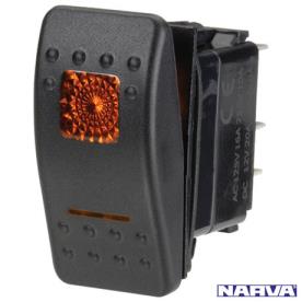 ROCKER SWITCH OFF/ON GREEN ILLUMINATED
