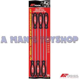 SCREWDRIVER SET TAMPER STAR T 300MM 6 PC