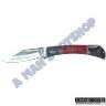 KNIFE POCKET 8CM BLADE WOOD HANDLE