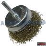 CUP BRUSH WITH 75MM SHAFT
