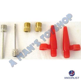 AIR VALVE INFLATION 6 PIECE FORTYRE PUMP