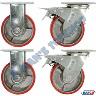 CASTOR WHEEL SET 150MM X 50MM 4 PIECE