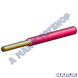 CABLE 3MM SINGLE RED 30 METRES