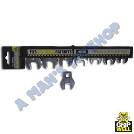 CROWSFOOT SPANNER SET 7 PIECE  METRIC