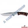 KNIFE FIXED 90MM BLADE WOOD SHEATH SMALL