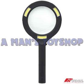 MAGNIFYING GLASS 80MM FACE 3 LED LIGHTS