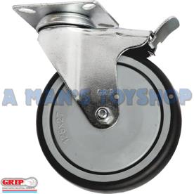 NLA* CASTOR125x27mm TPR PP CORE SWIVEL B