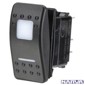 ROCKER SWITCH 12/24V OFF/ON RED LED