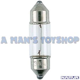 BULB 12V 3W 8x28MM FESTOON