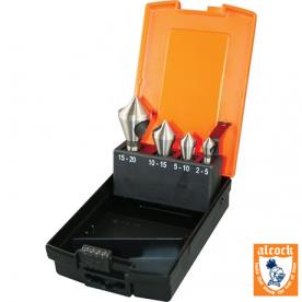 COUNTERSINK SET 4 PCE HSS IN CASE -20MM