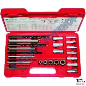 SCREW EXTRACTOR SET 10PCE  DRILL & GUIDE