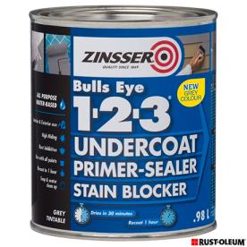 BULLS EYE 1-2-3 WATER BASED GRAY PRIMER