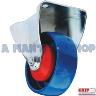CASTOR 125MM FIXED BLUE NYLON