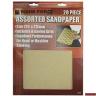 SANDPAPER ASSORTED 20 PIECE 220MMX275MM