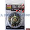 WIRE TWIST KNOT 75MM BRUSH 1/4 ARBOR