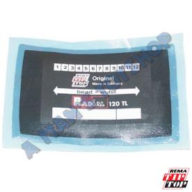 PATCH 80 X 125MM 120TL TYPE TYRE RADIAL