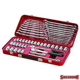 SOCKET & SPANNER SET 52 PIECE 1/2 DRIVE