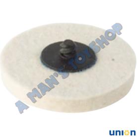FELT DISC 50MM WITH ROLOC & LOCKIT FITT