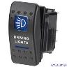 ROCKER SWITCH BLUE DRIVING LIGHTS ON/OFF