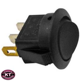 ROCKER SWITCH 12V/10A ON/OFF ROUND MOUN